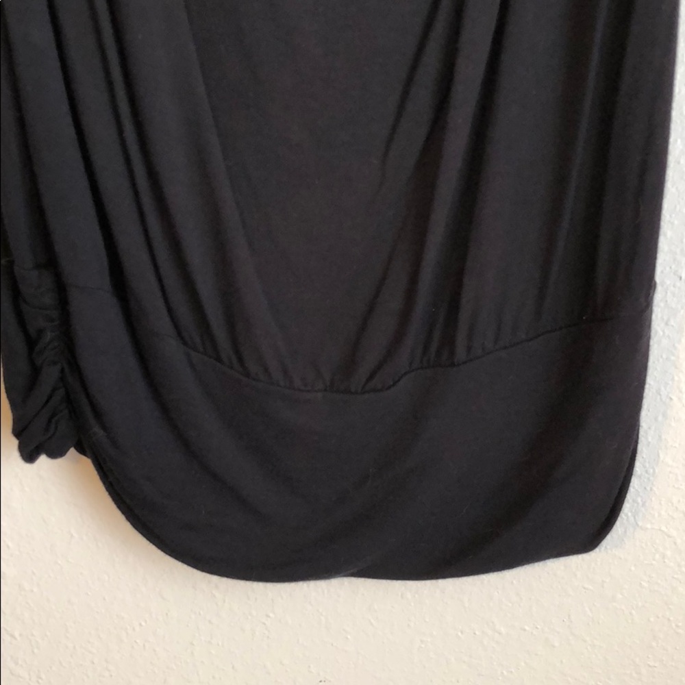 Black Tank Top w/ Gold Tone Details - Picture 3 of 4